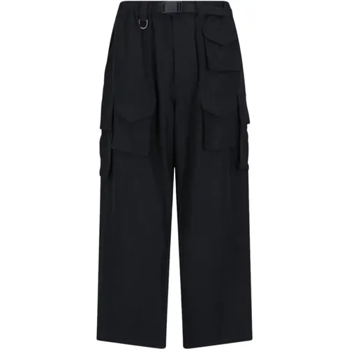 Synthetische Twill Cargo Hose , Herren, Größe: S - Y-3 - Modalova