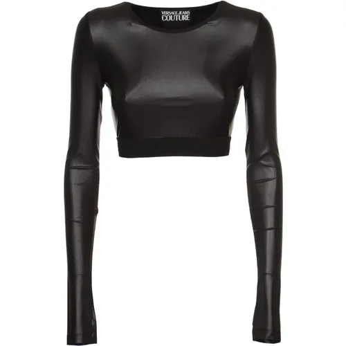 Schwarze Pullover - Stilvolle Kollektion - Versace Jeans Couture - Modalova