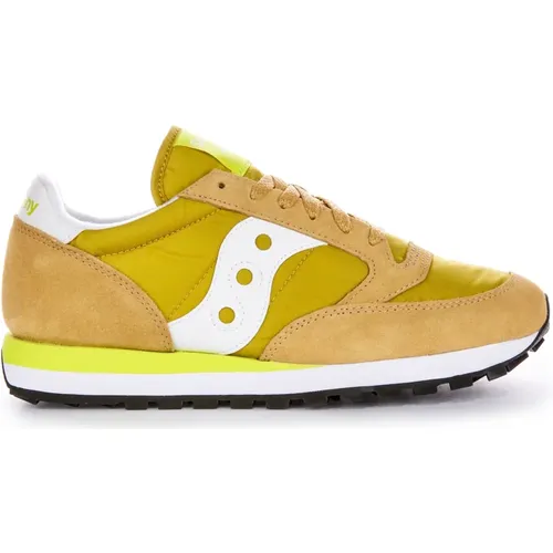 Retro Style Sneakers in Mustard , male, Sizes: 10 UK, 12 1/2 UK, 10 1/2 UK - Saucony - Modalova