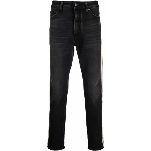Schmal geschnittene schwarze Jeans , Herren, Größe: W33 - Palm Angels - Modalova