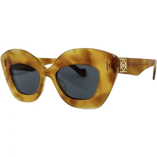 Retro Screen Sunglasses - Caramel , female, Sizes: ONE SIZE - Loewe - Modalova