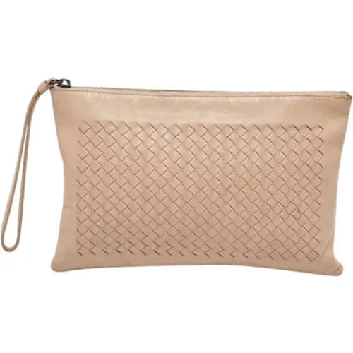 Pre-owned Leather pouches , female, Sizes: ONE SIZE - Bottega Veneta Vintage - Modalova