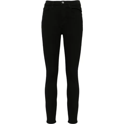 Hohe Skinny Jeans , Damen, Größe: W25 - Frame - Modalova