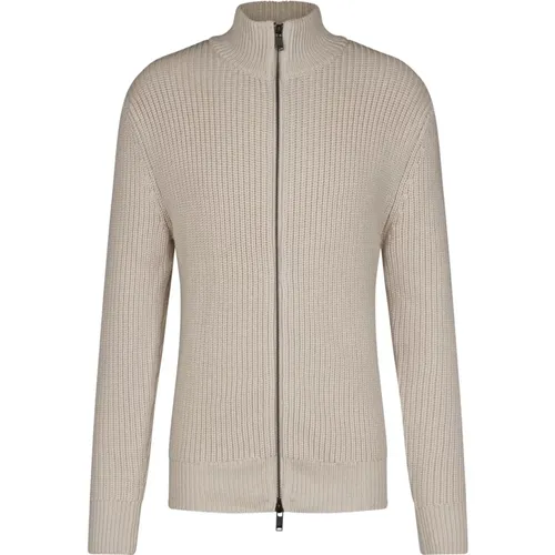 Zip-through Wool Sweatshirt , male, Sizes: XL, M - drykorn - Modalova