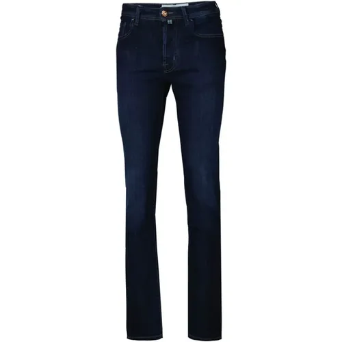 Timeless Slim Fit Dark Jeans , male, Sizes: W35, W33, W32, W34 - Jacob Cohën - Modalova