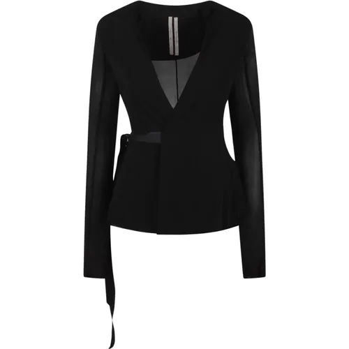 Hollywood Jacket , female, Sizes: S, M - Rick Owens - Modalova