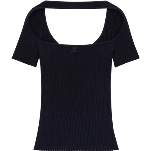 Sweaters , female, Sizes: S, M - Courrèges - Modalova