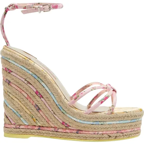 Blumige Espadrilles mit Keilabsatz - Sophia Webster - Modalova