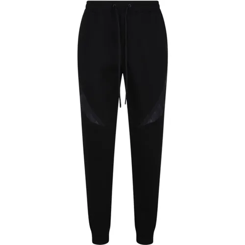 Schwarze Track Pants mit Reißverschlusstaschen , Herren, Größe: M - PMDS - Modalova