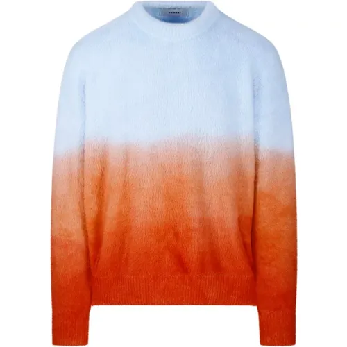Sunset Degrade Crewneck Sweater , Herren, Größe: M - Bonsai - Modalova