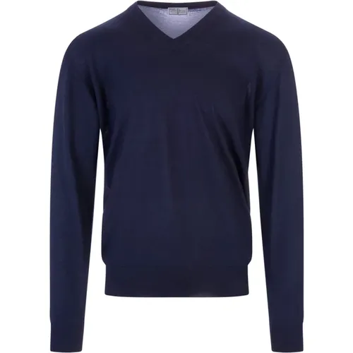 Sweaters , male, Sizes: M, 2XL, 4XL, 3XL, 6XL - Fedeli - Modalova