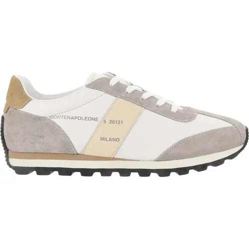 Sneakers aus Wildleder mit glatten Ledereinsätzen , Damen, Größe: 37 1/2 EU - Hogan - Modalova