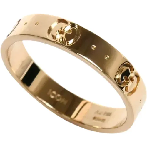 Pre-owned Rose Gold rings , female, Sizes: ONE SIZE - Gucci Vintage - Modalova