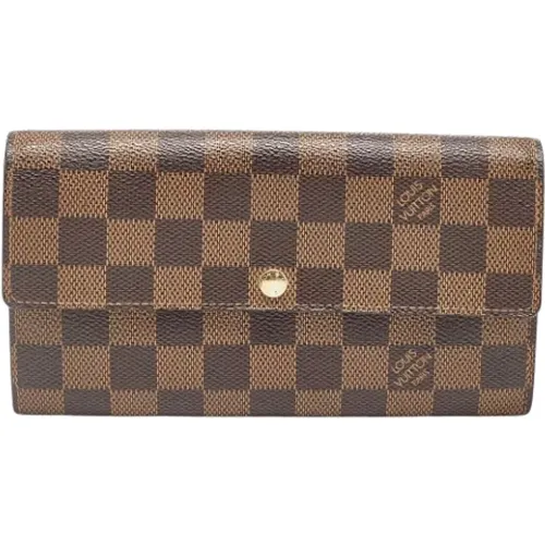 Pre-owned Canvas wallets , female, Sizes: ONE SIZE - Louis Vuitton Vintage - Modalova