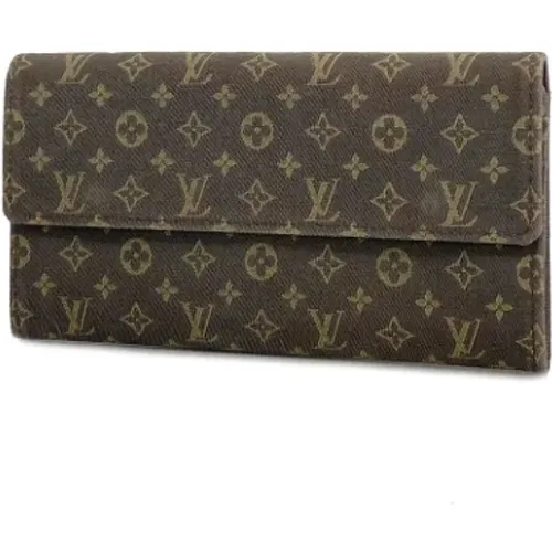 Pre-owned Canvas wallets , female, Sizes: ONE SIZE - Louis Vuitton Vintage - Modalova