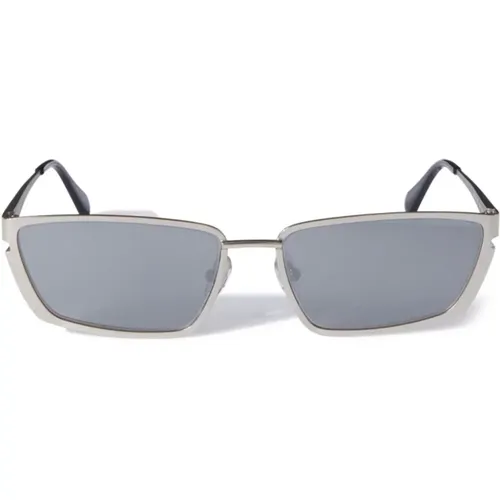 Oeri119 7272 Sunglasses , unisex, Sizes: 56 MM - Off White - Modalova