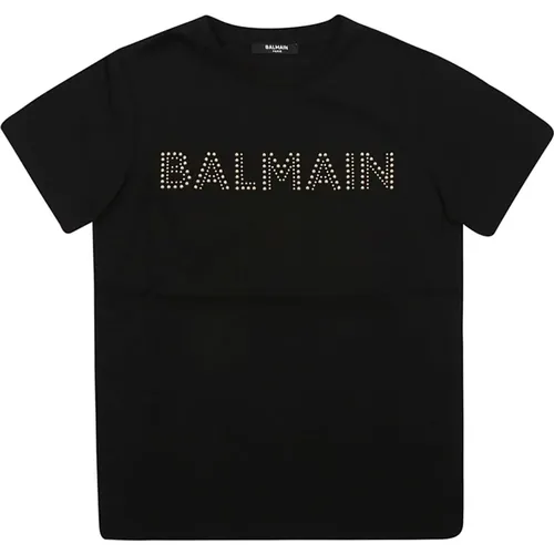 Schwarzes Gold T-Shirt/Top Balmain - Balmain - Modalova