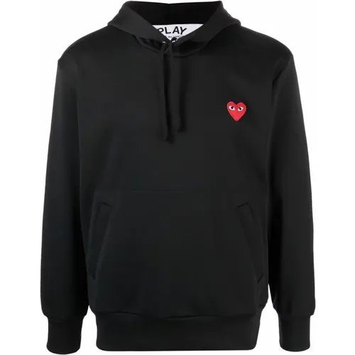 Schwarzer Pullover mit Einzigartigem Design , Herren, Größe: XL - Comme des Garçons Play - Modalova