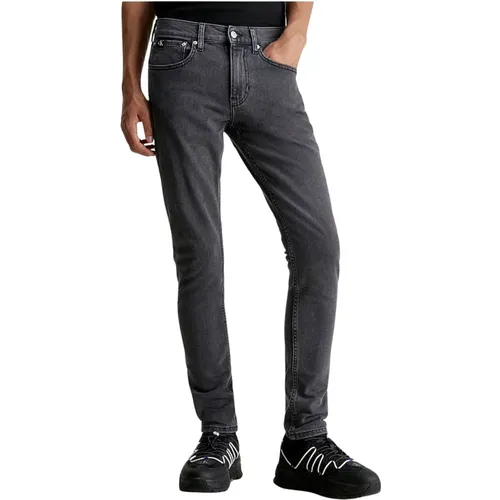 Slim-fit Jeans , Herren, Größe: W38 L34 - Calvin Klein - Modalova