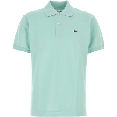 Meergrünes Piquet Poloshirt , Herren, Größe: XS - Lacoste - Modalova