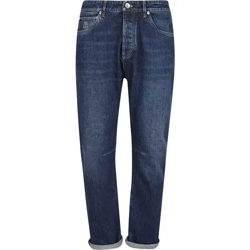 Denim Jeans Aw24 , male, Sizes: M, L - BRUNELLO CUCINELLI - Modalova