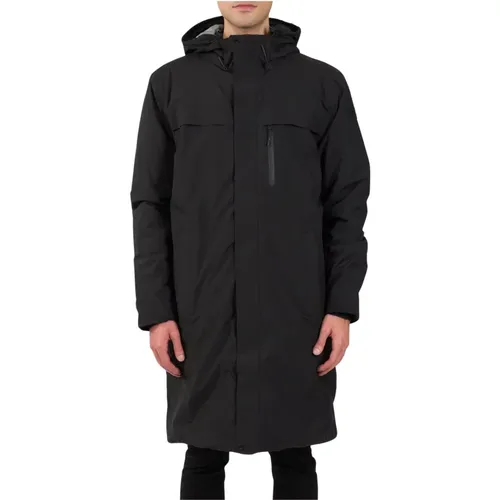 Parka mit verstecktem Reißverschluss und Kapuze , Herren, Größe: XL - Schott NYC - Modalova