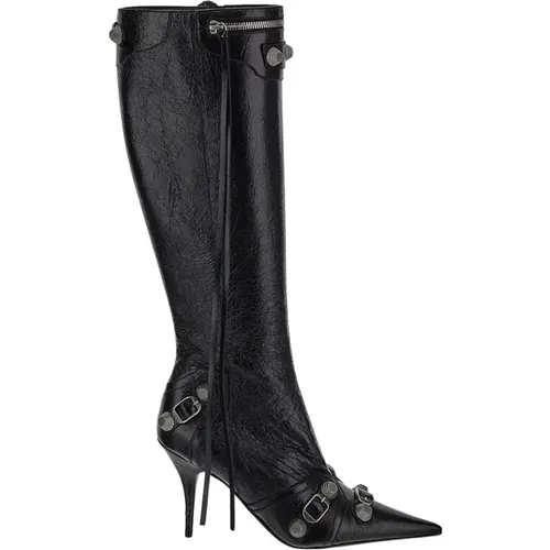 Stylish High Boot , female, Sizes: 5 UK, 6 UK, 7 UK, 4 1/2 UK, 4 UK, 3 UK - Balenciaga - Modalova
