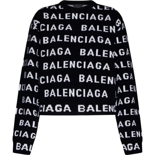 Sweaters for Men , female, Sizes: S, M, L - Balenciaga - Modalova