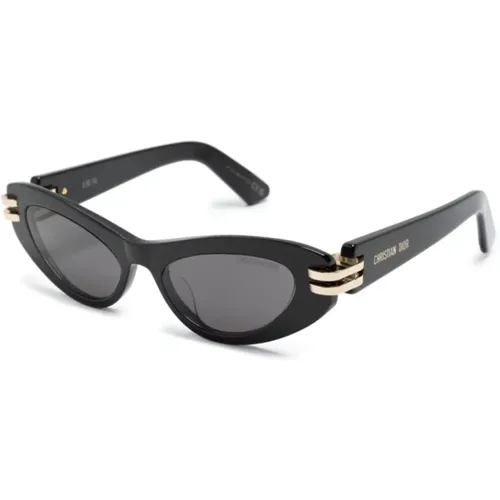 Schwarze Sonnenbrille mit Originalzubehör , Damen, Größe: 50 MM - Dior - Modalova