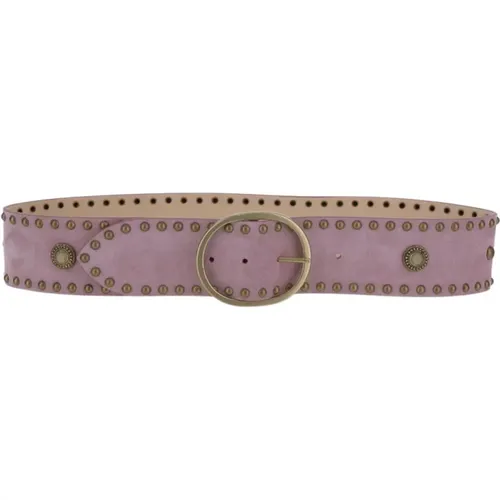 Rose Suede Belt , female, Sizes: L - Alessia Zamattio - Modalova