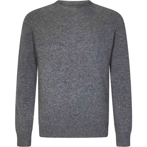 Grey Merino Wool Crewneck Sweater , male, Sizes: S, XL, L - Jil Sander - Modalova