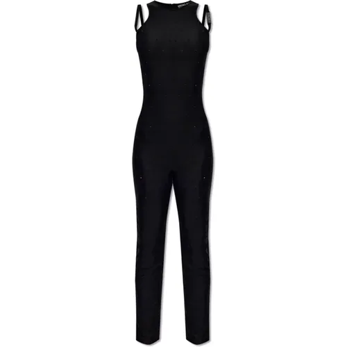 Jumpsuit with shoulder straps , female, Sizes: XS, S - Versace Jeans Couture - Modalova
