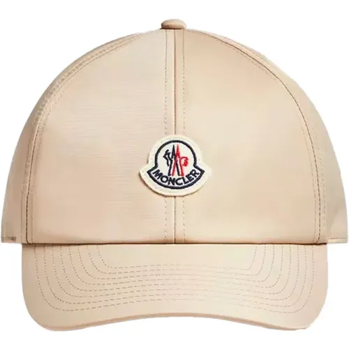 Stylish Satin Baseball Cap , female, Sizes: ONE SIZE - Moncler - Modalova