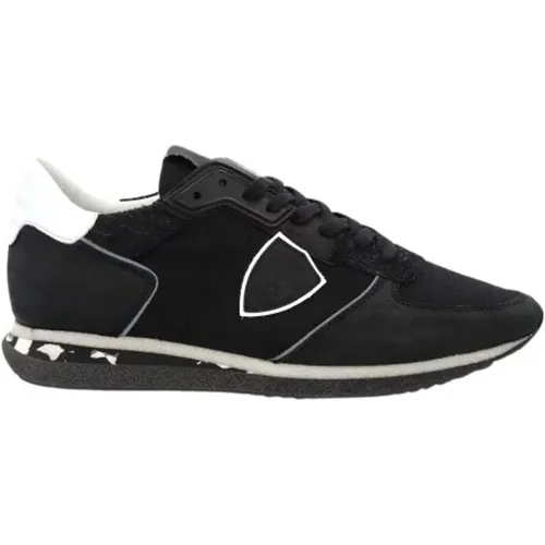 Schwarze Trpx Low Top Sneakers , Herren, Größe: 42 EU - Philippe Model - Modalova