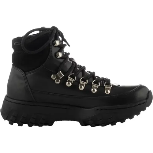 Iris Track Leather Boot , female, Sizes: 3 UK, 4 UK, 5 UK, 6 UK - Woden - Modalova