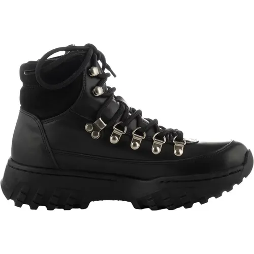 Iris Track Leather Boot , female, Sizes: 4 UK, 5 UK, 6 UK - Woden - Modalova