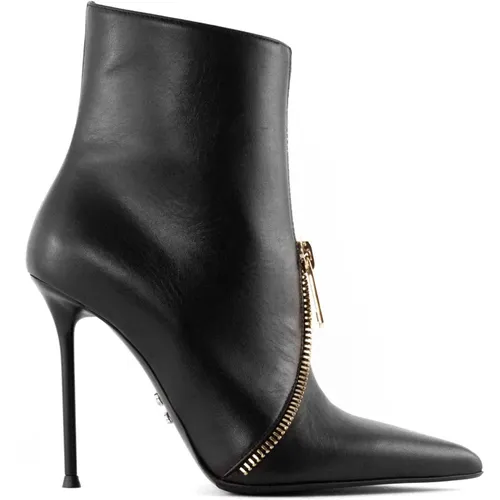 Leather Luana Ankle Boots , female, Sizes: 7 UK, 5 UK, 4 1/2 UK, 6 UK - Sergio Levantesi - Modalova