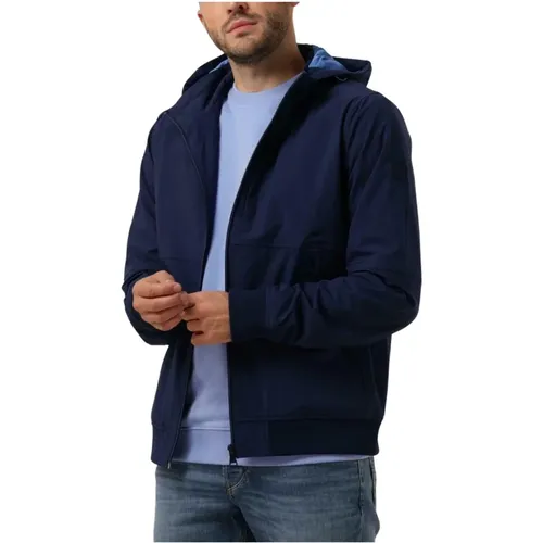 Herren Farbblock Kapuzenjacke , Herren, Größe: S - Scotch & Soda - Modalova