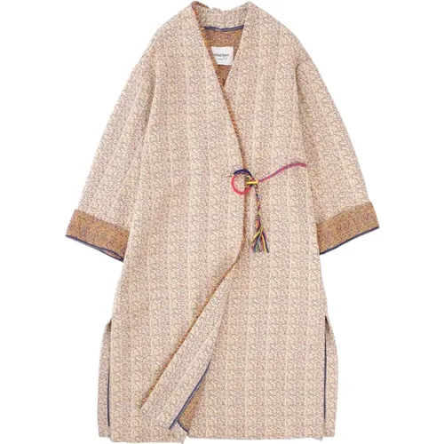 Luxury Italian Kimono Kaftan , female, Sizes: 2XS - Ottod'Ame - Modalova