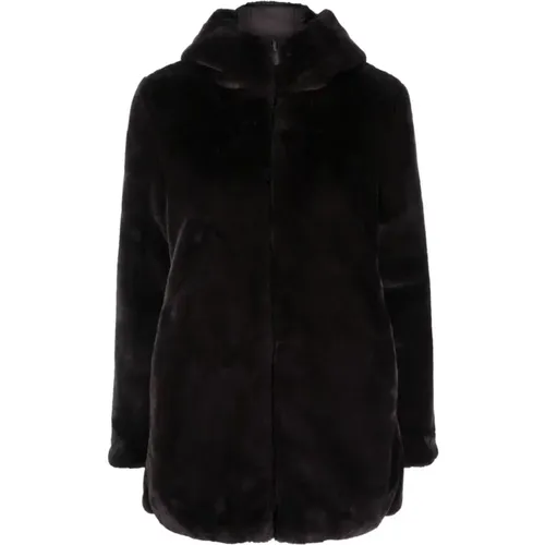 Wendbare Faux Fur Mantel , Damen, Größe: M - Save The Duck - Modalova