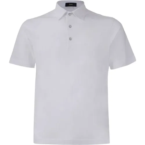 Heben Sie Ihren Alltagslook mit diesem Crepe Polo , Herren, Größe: 4XL - Herno - Modalova