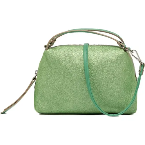 Grüne Wildleder Clutch Tasche Alifa - Gianni Chiarini - Modalova