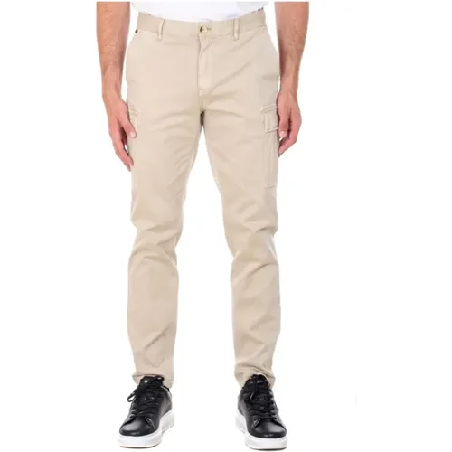 Slim-Fit Garment-Dyed Cargo Hose , Herren, Größe: W32 L32 - Scotch & Soda - Modalova