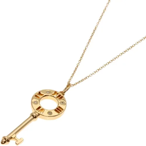 Pre-owned Rose Gold necklaces , female, Sizes: ONE SIZE - Tiffany & Co. Pre-owned - Modalova