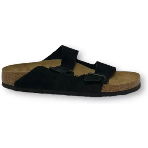 Arizona Schwarze Sandalen - Birkenstock - Modalova