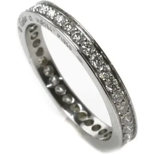 Pre-owned Platinum rings , female, Sizes: ONE SIZE - Cartier Vintage - Modalova