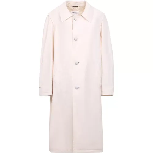 Unique Single-Breasted Midi Coat , female, Sizes: XS - Maison Margiela - Modalova