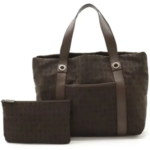 Pre-owned Canvas totes , female, Sizes: ONE SIZE - Bvlgari Vintage - Modalova