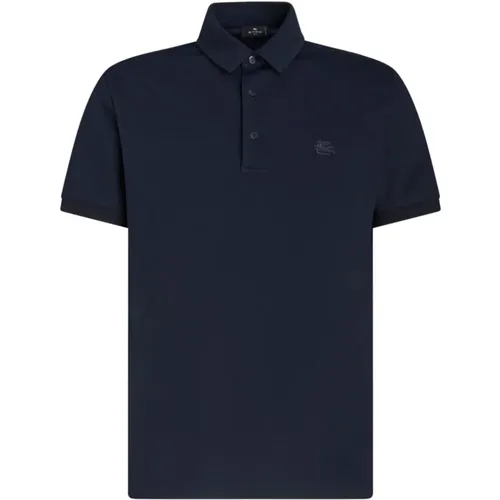 Blaue T-Shirts und Polos , Herren, Größe: 3XL - ETRO - Modalova