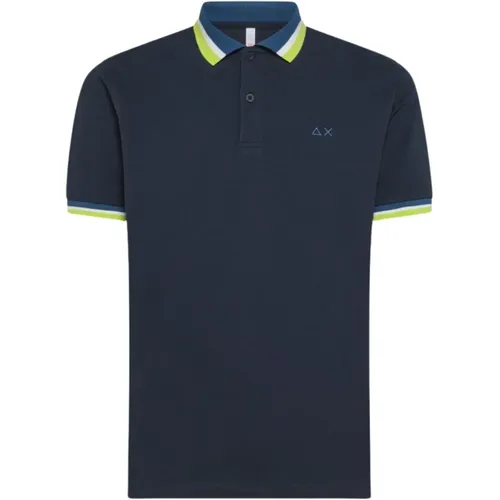 Striped Polo Shirt , male, Sizes: S - Sun68 - Modalova